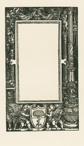 Strona tytułowa Plutarcha: De his qui tarde autorstwa Albrecht Dürer or Duerer