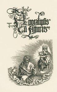 Strona tytułowa drugiego wydania łacińskiego z 1511 r. (drzeworyt) autorstwa Albrecht Dürer or Duerer