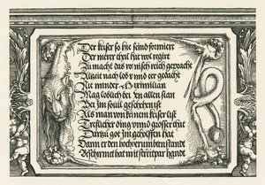 Łuk triumfalny cesarza Maksymiliana I autorstwa Albrecht Dürer or Duerer