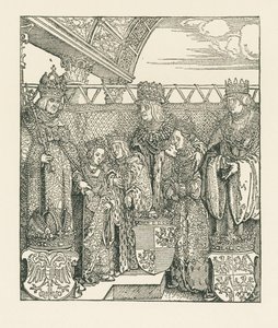 Łuk triumfalny cesarza Maksymiliana I autorstwa Albrecht Dürer or Duerer