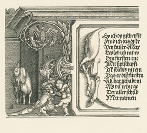 Łuk triumfalny cesarza Maksymiliana I autorstwa Albrecht Dürer or Duerer