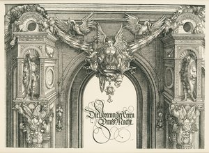 Łuk triumfalny cesarza Maksymiliana I autorstwa Albrecht Dürer or Duerer