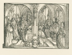 Łuk triumfalny cesarza Maksymiliana I autorstwa Albrecht Dürer or Duerer