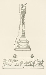 Kolumna zwycięstwa za ujarzmienie powstańczych chłopów autorstwa Albrecht Dürer or Duerer