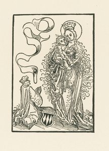 Dziewica Maryja czczona przez Albrechta von Bonstetten autorstwa Albrecht Dürer or Duerer