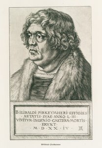 Willibald Pirckheimer autorstwa Albrecht Dürer or Duerer