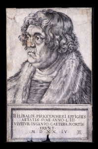 Willibald Pirkheimer autorstwa Albrecht Dürer or Duerer