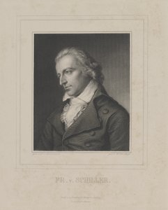 Portret Friedricha von Schillera 1759-1805, ok. 1930 r. 1840 autorstwa Albrecht Fürchtegott Schultheiss