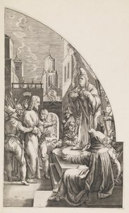 Chrystus przed Kajfaszem autorstwa Albrecht von Horn