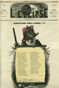 Prognozy na rok 1869. Okładka w „”L