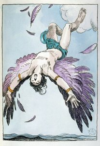 Upadek Ikara autorstwa Aleardo Terzi