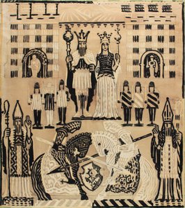Royal Joisting, marzec 1928 (gwasz na papierze)