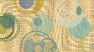 Nakładające się abstrakcyjne koła autorstwa Alejandra Winkhaus