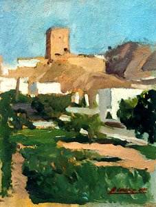 Krajobraz Sot de Chera autorstwa Alejandro Cabeza