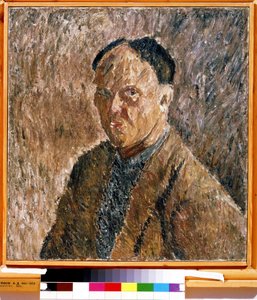 „Autoportret” Peinture de Alexander Davidovich Drevin (1889-1938) 1923 Państwowa Galeria Trietiakowska, Moskwa