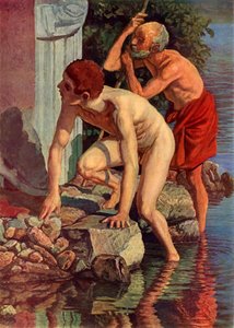 Szkic do obrazu Chrystus ukazuje się wielu, ok. 1830, 1965.