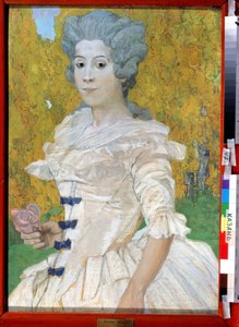„Portret markizy” Peinture de Alexander Yakovlevich Golovin (Alexandre Golovine) (1863-1930) 1908 Państwowe Muzeum Sztuki Republiki Tatarstan, Kazań autorstwa Aleksandr Jakovlevic Golovin