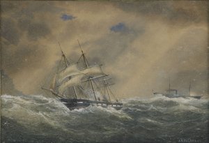 Fregata parowa Svetlana, 1878