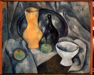 Martwa natura. Aleksander Wasiljewicz Szewczenko (Aleksander Szewczenko) (1883-1948), olej na płótnie