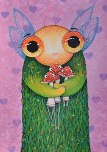 Zabawny grzybowy przyjaciel autorstwa Aleksandra Paranchenko