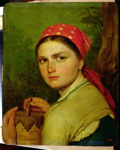 Dziewczyna z dzbanem z kory brzozy, ok. 1824