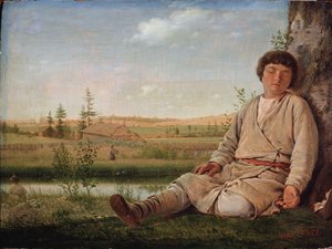 Śpiący pasterz, 1823