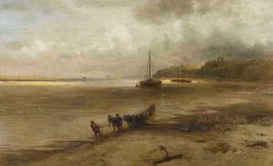 Wołga w pobliżu Yurievets, 1870