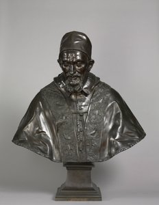 Portret papieża Innocentego X Pamphili, projekt 1647-1648, odlew 1650-1700.