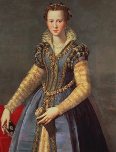 Maria de Medici (1573-1642), żona Henryka IV Francuskiego (1553-1610) (panel)