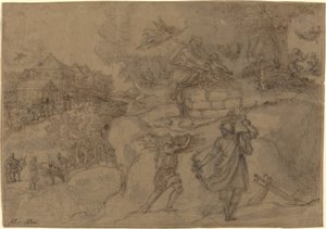 Ofiara Abrahama autorstwa Alessandro Allori