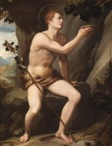 Święty Jan Chrzciciel autorstwa Alessandro Allori