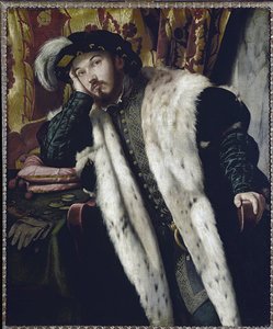 Portret hrabiego Cesareso (olej na płótnie) autorstwa Alessandro Bonvicino Moretto