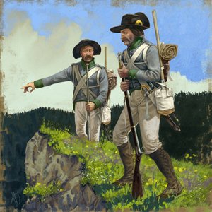 Austriaccy pionierzy perlustracji, około 1809 r., 2018 r.