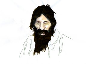 Portret Grigorija Jefimowicza Rasputina (Rasputin autorstwa Alessandro Lonati