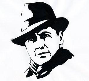 Portret prefekta i opornego Francuza Jeana Moulina (1899-1943) autorstwa Alessandro Lonati