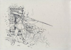 Drugie Cesarstwo (1852-1870): strzelec piechoty, żołnierz armii austriackiej, Austro-Węgry (Austro-Węgry) autorstwa Alessandro Lonati