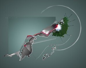 Ukraina zaatakowana przez Rosję, 2022 (ilustracja) autorstwa Alessandro Lonati
