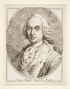 Portret W.B. Tiepolo autorstwa Alessandro Longhi