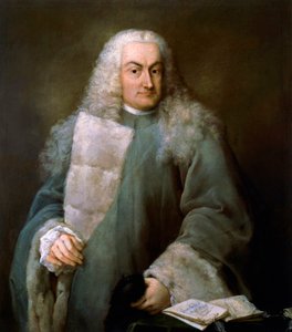 Portret Giulio Contarini da Mula (1519-1575), adwokata San Marco, obraz Alessandro Longhi (1733-1813), olej na płótnie