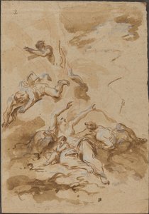 Postacie w burzy autorstwa Alessandro Magnasco