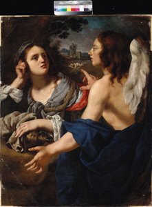 Hagar i Anioł autorstwa Alessandro Rosi