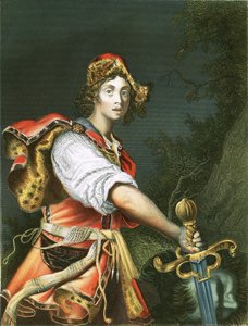 Dawid z głową Goliata