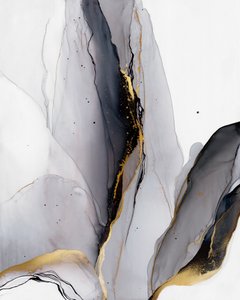 Elegancki, złoto-szary wzór