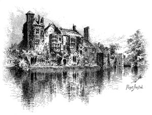 Pałac Wells, Somerset, 1895. autorstwa Alex Ansted