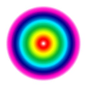 Światła geometryczne, nr 1 (gradient) autorstwa Alex Caminker
