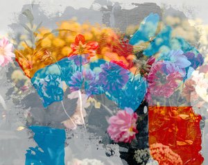 Tęcza,2019,(media mieszane) autorstwa Alex Caminker