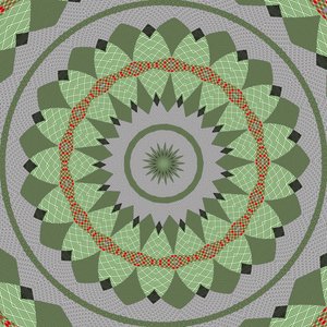 arabeska #1,2019, (cyfrowa) autorstwa Alex Caminker