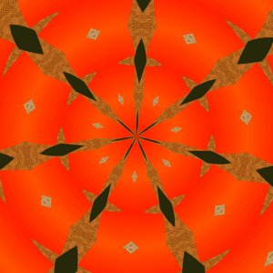 arabeska #53,2019, (media mieszane) autorstwa Alex Caminker