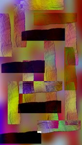 etiuda #12,2019, (media mieszane) autorstwa Alex Caminker