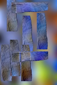 etiuda #6,2019, (media mieszane) autorstwa Alex Caminker